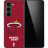 NBA Miami Heat Red Primary Logo Galaxy Z Fold5 5G Skin