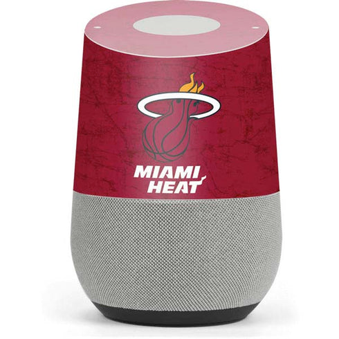 NBA Miami Heat Red Primary Logo Google Home Skin