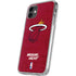 NBA Miami Heat Red Primary Logo iPhone 11 Clear Case