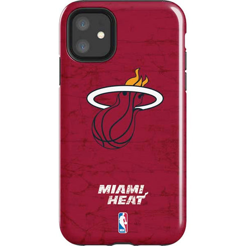 NBA Miami Heat Red Primary Logo iPhone 11 Impact Case