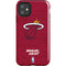NBA Miami Heat Red Primary Logo iPhone 11 Impact Case