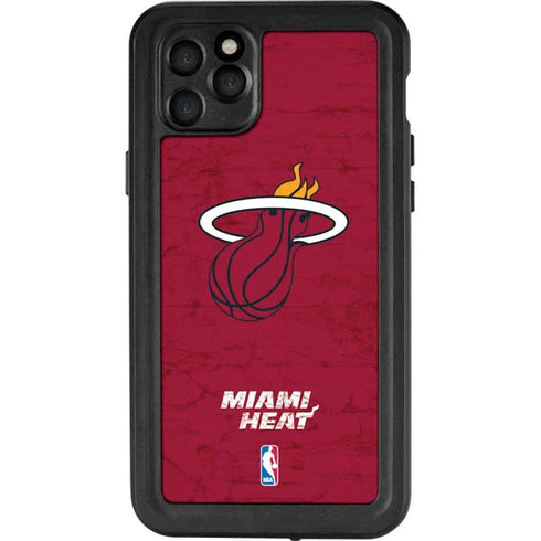 NBA Miami Heat Red Primary Logo iPhone 11 Pro Max Waterproof Case