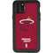 NBA Miami Heat Red Primary Logo iPhone 11 Pro Max Waterproof Case