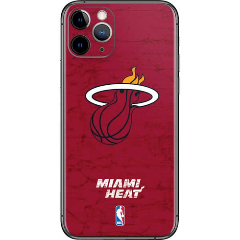 NBA Miami Heat Red Primary Logo iPhone 11 Pro Skin