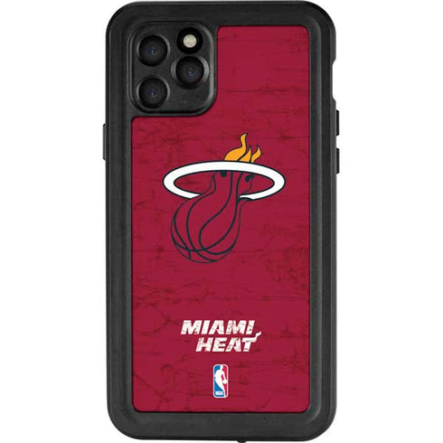 NBA Miami Heat Red Primary Logo iPhone 11 Pro Waterproof Case