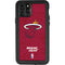 NBA Miami Heat Red Primary Logo iPhone 11 Pro Waterproof Case