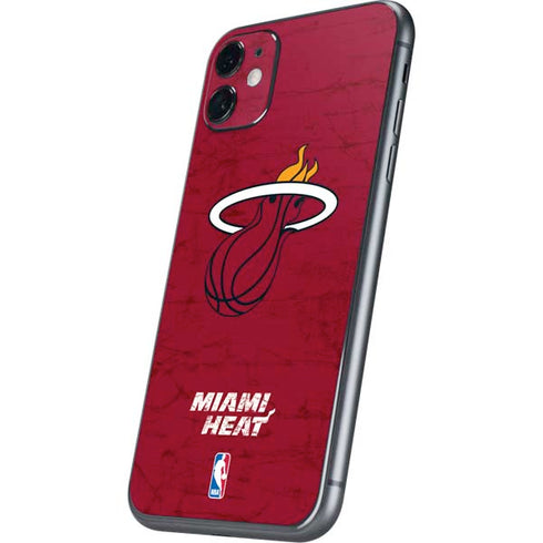 NBA Miami Heat Red Primary Logo iPhone 11 Skin