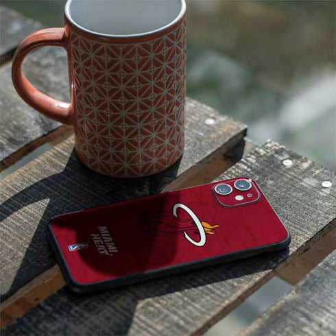 NBA Miami Heat Red Primary Logo iPhone 11 Skin