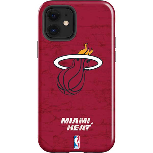 NBA Miami Heat Red Primary Logo iPhone 12 Impact Case