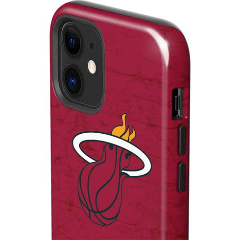 NBA Miami Heat Red Primary Logo iPhone 12 Impact Case