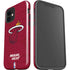 NBA Miami Heat Red Primary Logo iPhone 12 Impact Case