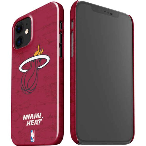 NBA Miami Heat Red Primary Logo iPhone 12 Mini Lite Case