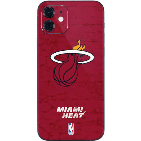 NBA Miami Heat Red Primary Logo iPhone 12 Mini Skin