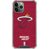 NBA Miami Heat Red Primary Logo iPhone 12 Pro Clear Case