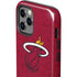 NBA Miami Heat Red Primary Logo iPhone 12 Pro Impact Case