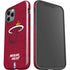 NBA Miami Heat Red Primary Logo iPhone 12 Pro Impact Case