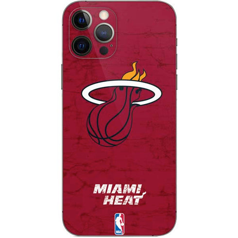 NBA Miami Heat Red Primary Logo iPhone 12 Pro Skin