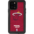 NBA Miami Heat Red Primary Logo iPhone 12 Pro Waterproof Case