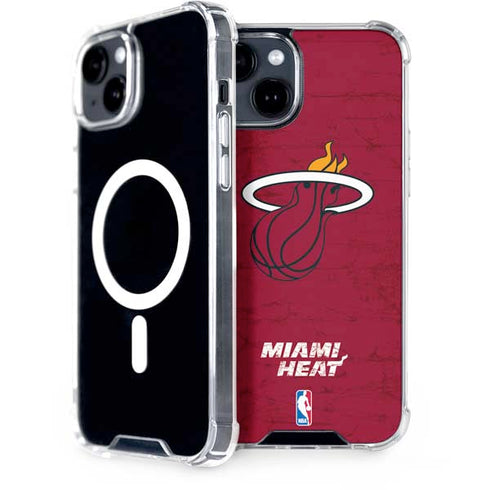 NBA Miami Heat Red Primary Logo iPhone 13 MagSafe Case