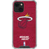 NBA Miami Heat Red Primary Logo iPhone 13 Mini Clear Case