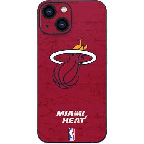 NBA Miami Heat Red Primary Logo iPhone 13 Mini Skin