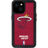 NBA Miami Heat Red Primary Logo iPhone 13 Mini Waterproof Case