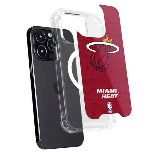 NBA Miami Heat Red Primary Logo iPhone 13 Pro Max MagSafe Case