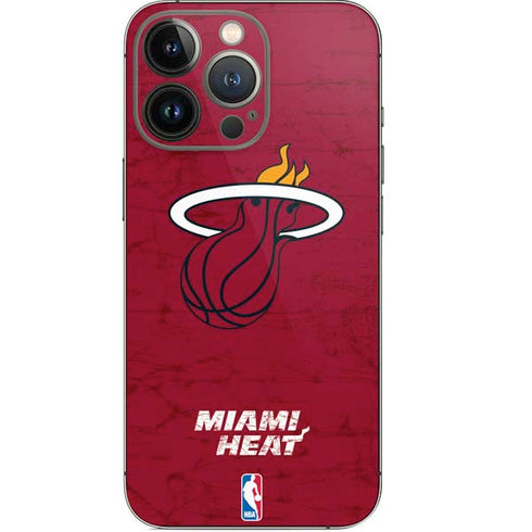 NBA Miami Heat Red Primary Logo iPhone 13 Pro Skin