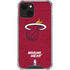 NBA Miami Heat Red Primary Logo iPhone 14 Clear Case