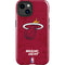 NBA Miami Heat Red Primary Logo iPhone 14 Plus Impact Case