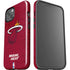 NBA Miami Heat Red Primary Logo iPhone 15 Plus Impact Case