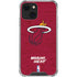 NBA Miami Heat Red Primary Logo iPhone 15 Plus Clear Case