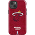NBA Miami Heat Red Primary Logo iPhone 15 Impact Case