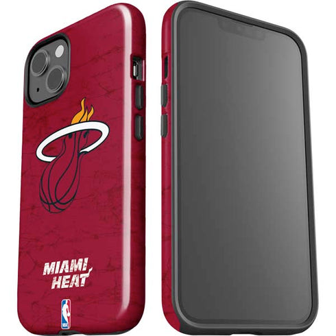 NBA Miami Heat Red Primary Logo iPhone 15 Impact Case