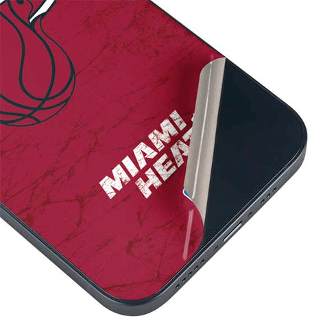 NBA Miami Heat Red Primary Logo iPhone 14 Plus Skin