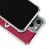 NBA Miami Heat Red Primary Logo iPhone 15 Pro Clear Case