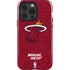 NBA Miami Heat Red Primary Logo iPhone 15 Pro Impact Case