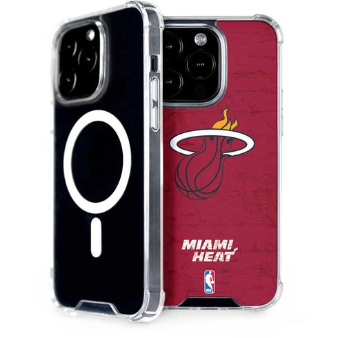 NBA Miami Heat Red Primary Logo iPhone 14 Pro MagSafe Case