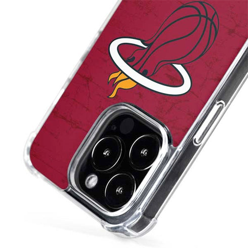 NBA Miami Heat Red Primary Logo iPhone 15 Pro MagSafe Case