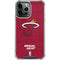 NBA Miami Heat Red Primary Logo iPhone 15 Pro Max Clear Case