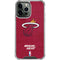 NBA Miami Heat Red Primary Logo iPhone 14 Pro Max Clear Case