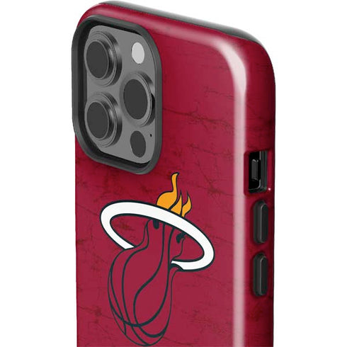 NBA Miami Heat Red Primary Logo iPhone 15 Pro Max Impact Case