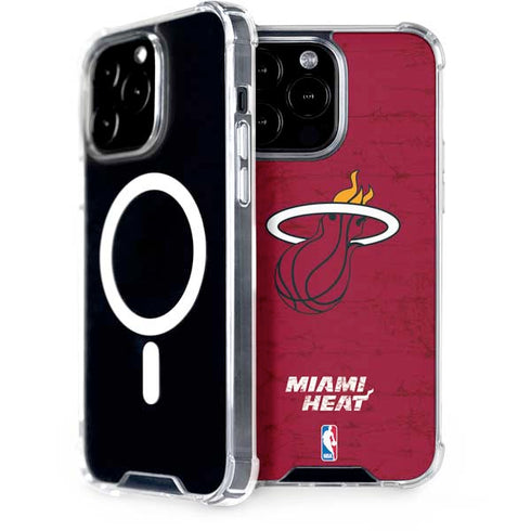 NBA Miami Heat Red Primary Logo iPhone 14 Pro Max MagSafe Case