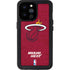 NBA Miami Heat Red Primary Logo iPhone 14 Pro Max Waterproof Case