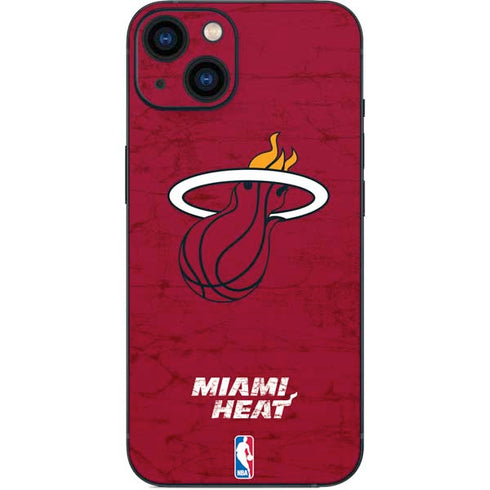 NBA Miami Heat Red Primary Logo iPhone 14 Skin