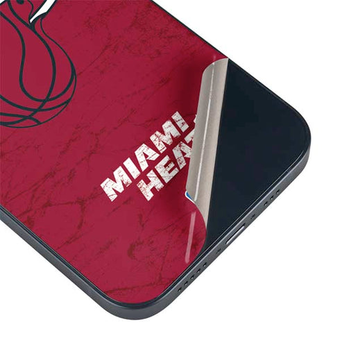 NBA Miami Heat Red Primary Logo iPhone 14 Skin