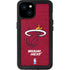 NBA Miami Heat Red Primary Logo iPhone 15 Plus Waterproof Case