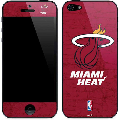 NBA Miami Heat Red Primary Logo iPhone 5/5s/5SE Skin