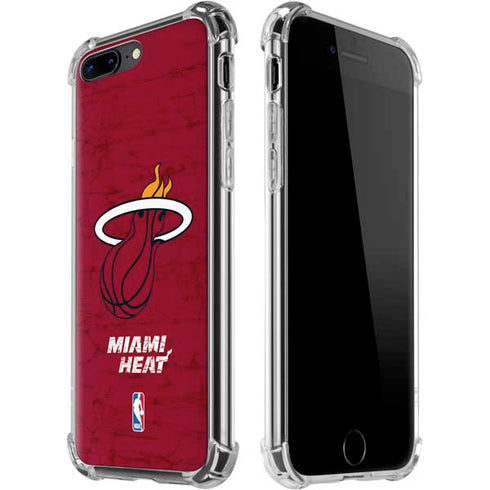 NBA Miami Heat Red Primary Logo iPhone 7/8 Plus Clear Case