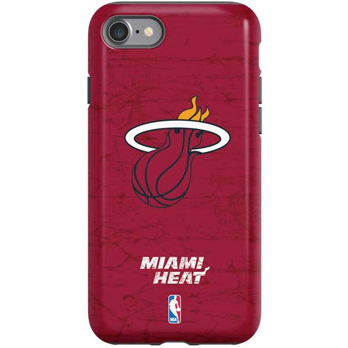 NBA Miami Heat Red Primary Logo iPhone SE (2nd & 3rd Gen) Pro Case